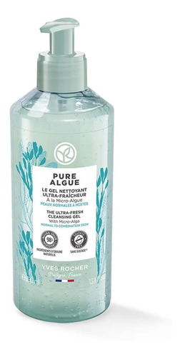 Yves Rocher Limpiador Facial Piel Mixta Pure Algue 390 ml
