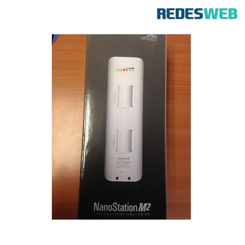 Antena Ubiquiti Nanostation M2: 2.4 Ghz - 11dbi