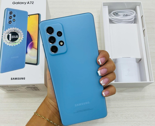 Regalo Samsung Galaxy A72 128 Gb 6 Gb Ram Awesome Blue !!! Azul Acero (Usado)