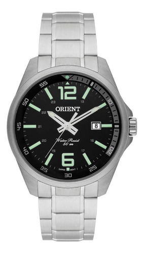 Relógio Masculino Orient Mbss1275 P2sx Prateado 4,3cm 50m Wr