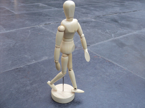 Figura Humana Articulada Madera, Stop Motion, Dibujos 30cms