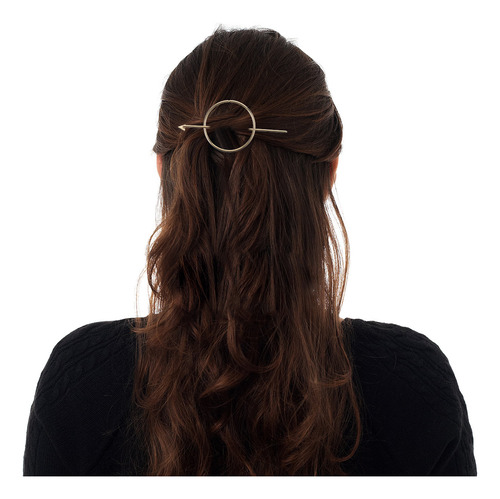 Hebilla De Pelo Simple Arrow Pearl, 6 Unidades
