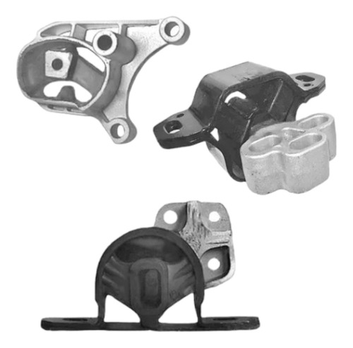 Kit 3 Soportes Motor/transmision Ford Ka 2001-2008 1.6l