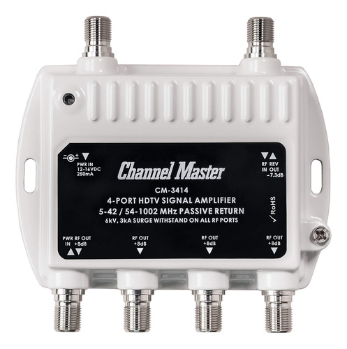 Amplificador De Distribucion Channel Master Para Senales De