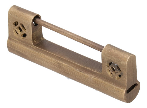 Candado De Cobre Con Llave Antigua De Estilo Chino Para Cerr