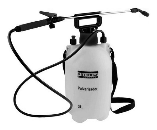 Pulverizador Veneno Bomba Compressão 5l Starfer Lateral Cor Branco