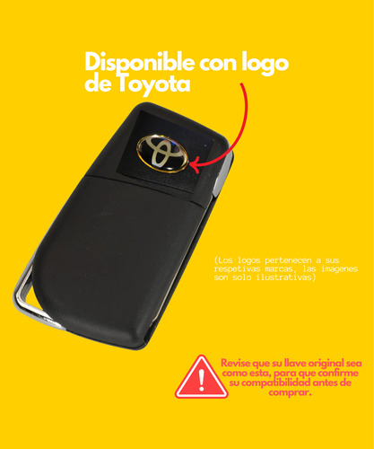 Carcasa Llave Control Toyota Hilux 2016 2017 2018 2 Bo Ms94a