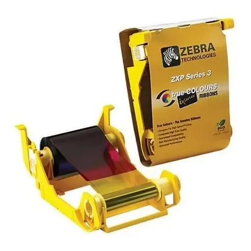 Ribbon Color Ymcko P/ Zebra Zxp3 800033-840 - 200 Impres / | Frete