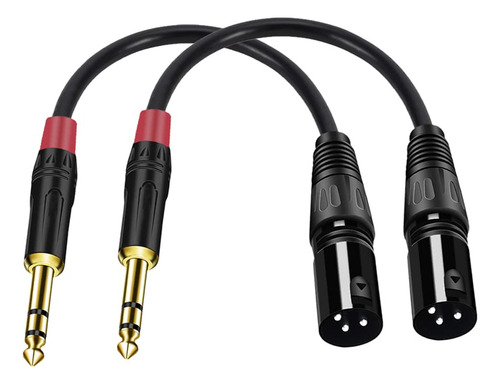 Adaptador Estreo Xlr A 1/4 Trs, 0.250 In De Doble Canal A Xl