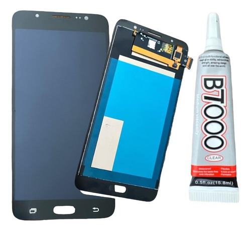 Tela Frontal Lcd Compativel Com J5 Metal Incell S/aro + Cola