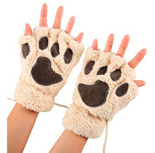 Imagen 7 de 10 de Guantes Cat Gloves Manito Con Huella Garra Perro Gato X 10 U