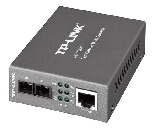 Media Converter Tp Link Mc110cs 10/100 Fibra Optica +20km