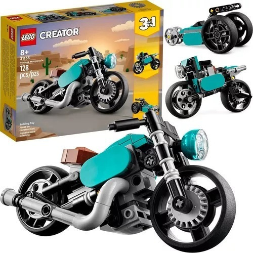 Lego Creator 31135 3 Em 1 Motocicleta Vintage E Motos