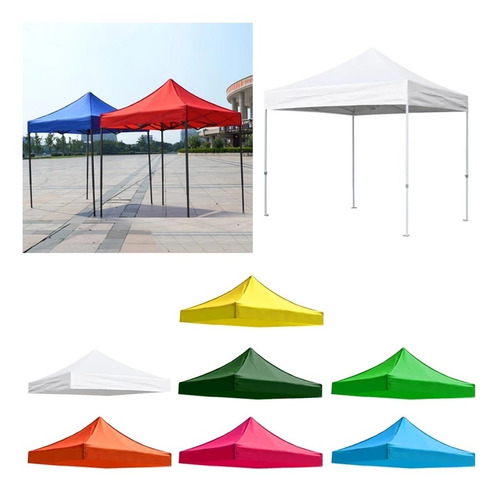 Toldo 3x3 Metros Impermeable Verde/plasticos Morija