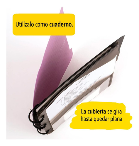 Five Star ® Flex Carpeta Cuaderno Con 60 Hojas Y 5 Separador