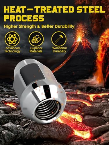 Juego De Tuercas De Rueda M12x1.5, 20 Piezas Compatibles Con