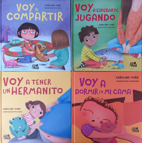 4 Libros Voy A Dormir Compartir Hermanito Esperar El Ateneo