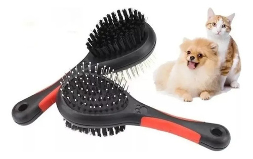  Cepillo Quita Pelo Doble Para Mascotas Perros Gatos