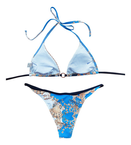 Traje De Baño G Para Mujer, Conjunto De Bikini De Encaje, Ro