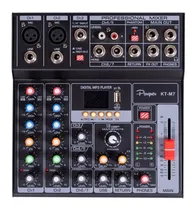 Comprar Consola 7 Canales Con Usb Bluetooth Efectos Parquer Kt-m7