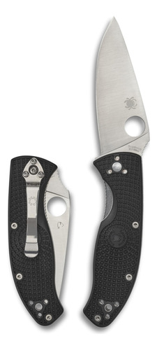 Cuchillo Plegable Spyderco Tenacious Con Hoja De Acero Inoxi