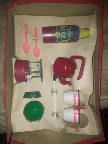 Antiguo Juego Infantil Termo Mate Primus Yerbera (en Caja)