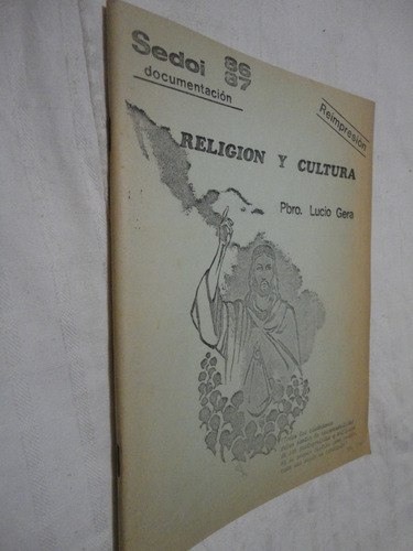 Sedoi 86/87 Religion Y Cultura - Año 1985