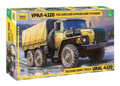 Zvezda Camion Militar Ural-4320 1/35 Supertoys Lomas