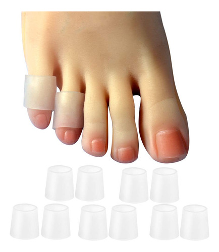 Hoogoo Paquete De 10 Protectores Para Dedos De Los Pies, Pro