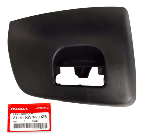 Tampa Porta Objeto Preto Fosco Honda Pcx 150 14/15 Novo Orig