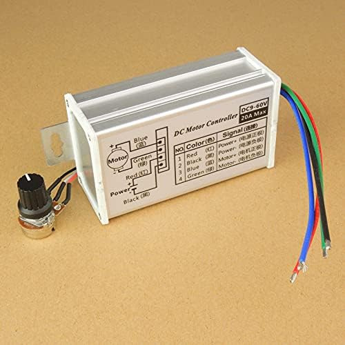 12v 24v Max 20a Pwm Dc Motor Control De Velocidad Variable C
