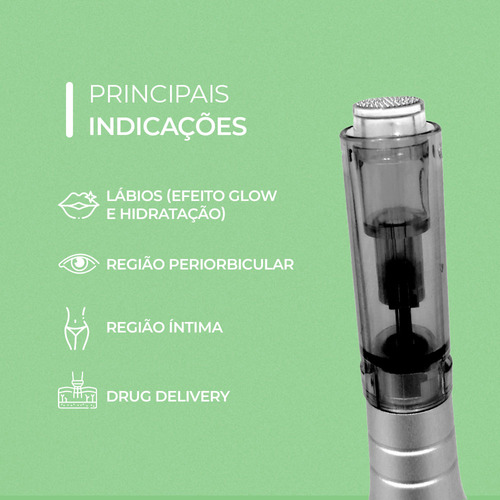 Cartucho Para Derma Pen Smart Gr 10 Unid Com 137 Agulhas
