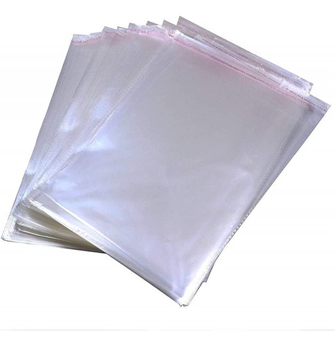 Pack 100 Bolsas Plasticas Transparente 33 X 22 Cm Sello 