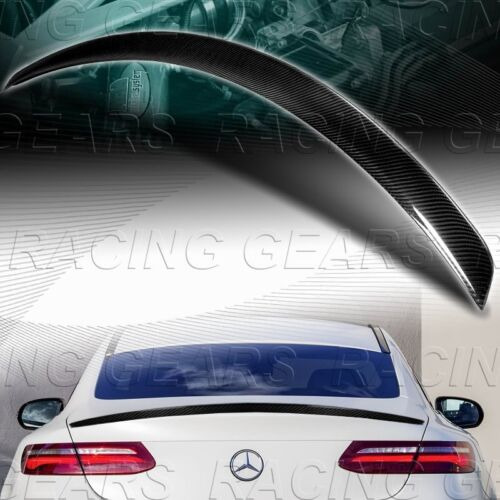 Real Carbon Fiber Trunk Lid Spoiler Wing Fit 18-21 Merce Mmi