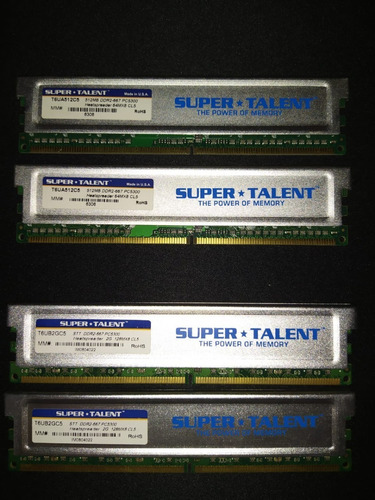 Memoria Ram Super Talent 2gb Ddr2 667 Usada