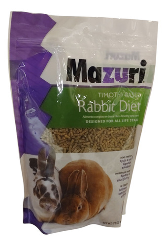 Mazuri Timothy Rabbit Diet 1 Kg Alimento Conejo