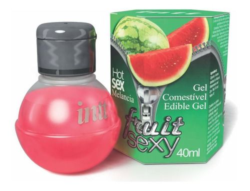 Gel Comestível Excitante Fruit Sexy - Melancia - Intt 40ml