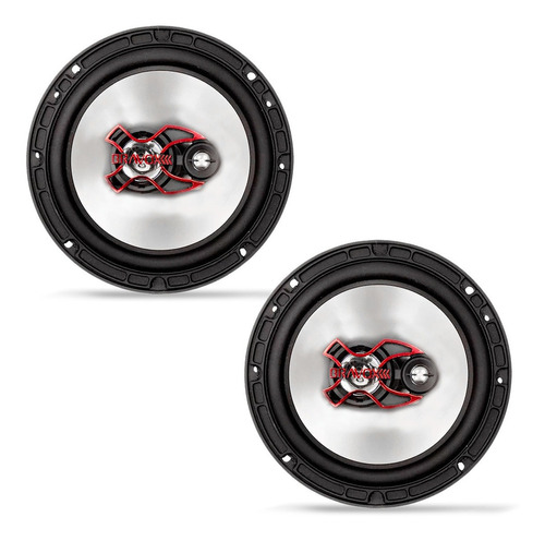 Par Alto Falante Bravox 6 B3x60x 100w Rms Triaxial Linha X