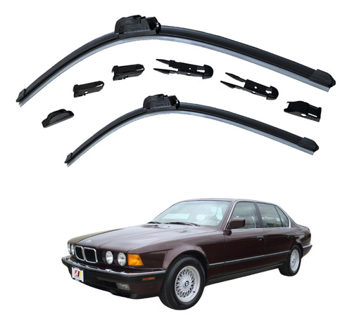 2 Plumas Limpiaparabrisas Reluvsa P/ Bmw 750il 1993