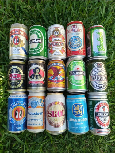 Latas Coleccionables Cerveza Importada Vacías 