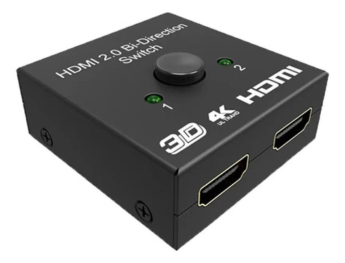 Interruptor Bidireccional Hdmi 4k Splitter Convertidor Dual