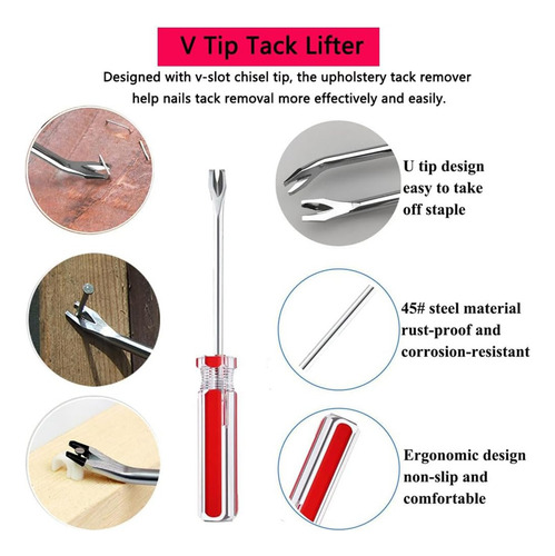 Herramienta Para Quitar Uñas Con Alicates Y Punta En U Tackp