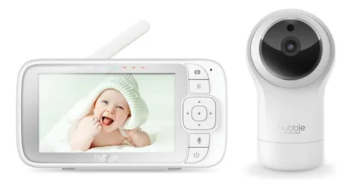 comprar Pantalla Hubble Nursery View Pro Electronic Nanny + 5.0, Wi-Fi, color blanco