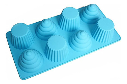 Xhaibei Gran Cono De Helado Cupcake Soap Pan Bakeware 8cavit