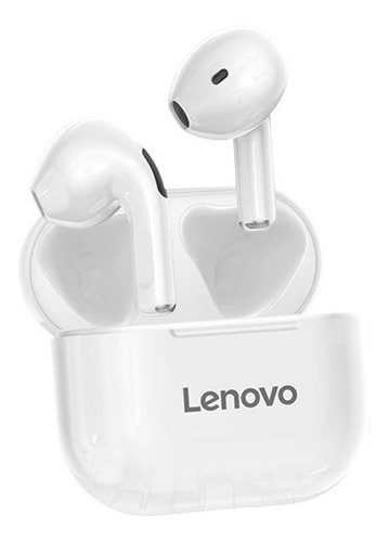 Imagen 4 de 6 de Auriculares In-ear Inalámbricos Lenovo Livepods Lp40 Blanco