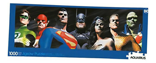 Aquarius Dc Comics Liga De La Justicia 1000pc Slim Puzzle