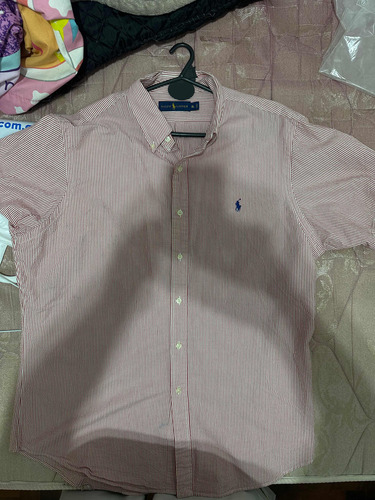 Camisa Manga Corta Roja Polo Ralph Lauren Original Hombre