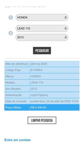 Honda Lead, Abaixo Da Fipe, Ótimo Estado Com Ipva 2025 Pago