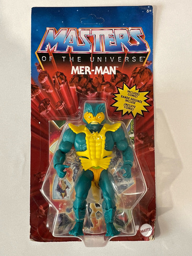 Mer-man Motu Origins Wave 3 Merman Mattel 2020 Carton Maltra (Usado)