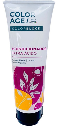 Crema Enjuague Acondicionador Extra Acido Color Age 230ml